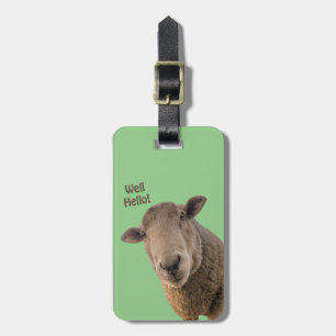 Sheep Luggage Tag