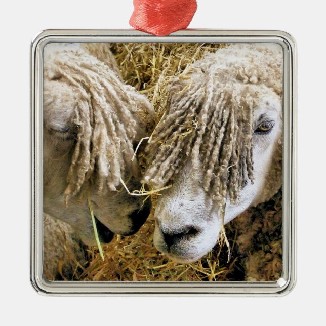 SHEEP METAL TREE DECORATION (Front)