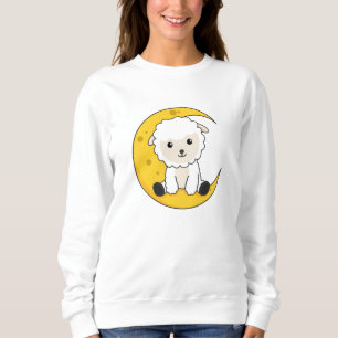Sheep Moon Good Night Cheap Count Sweet Animals Sweatshirt