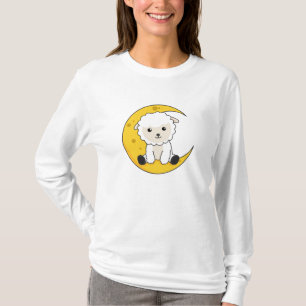 Sheep Moon Good Night Cheap Count Sweet Animals T-Shirt
