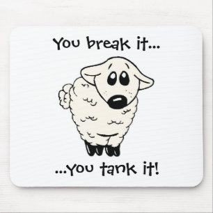sheep mouse mat