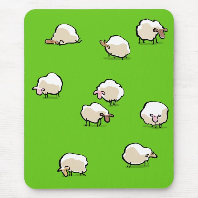 sheep mouse mat (Front)