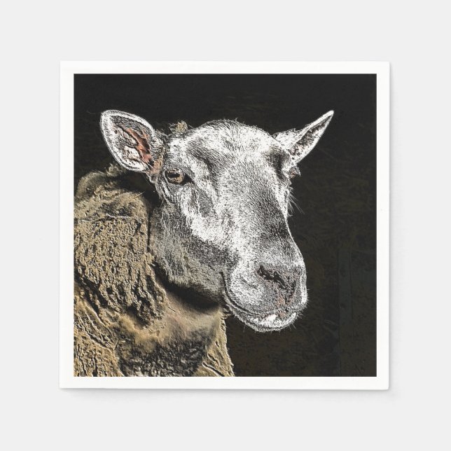 SHEEP NAPKIN (Front)