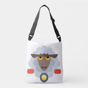 Sheep on Motorcycle Crossbody Bag