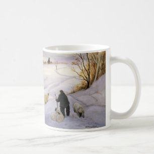 Sheep on the ridge coffee mug