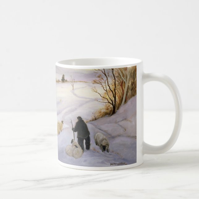 Sheep on the ridge coffee mug (Right)