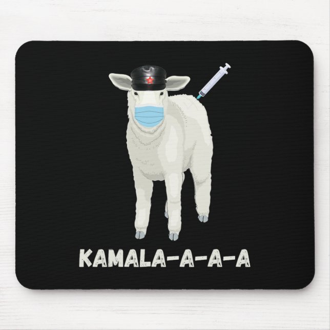 Sheep Or Sheeple Vote Kamala 2024  Mouse Mat (Front)