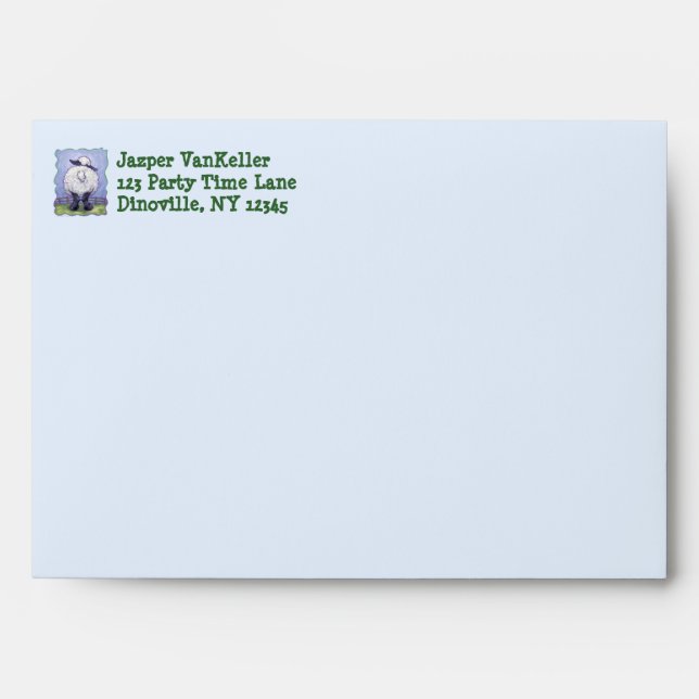 Sheep Party Centre Envelopes (Front)