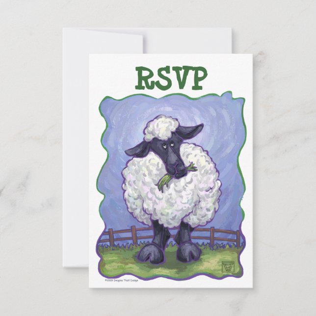 Sheep Party Centre RSVP (Front)