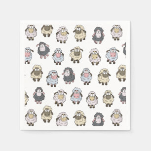 Sheep Pattern Napkin