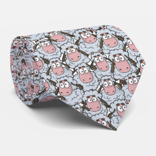 Sheep Pattern Tie