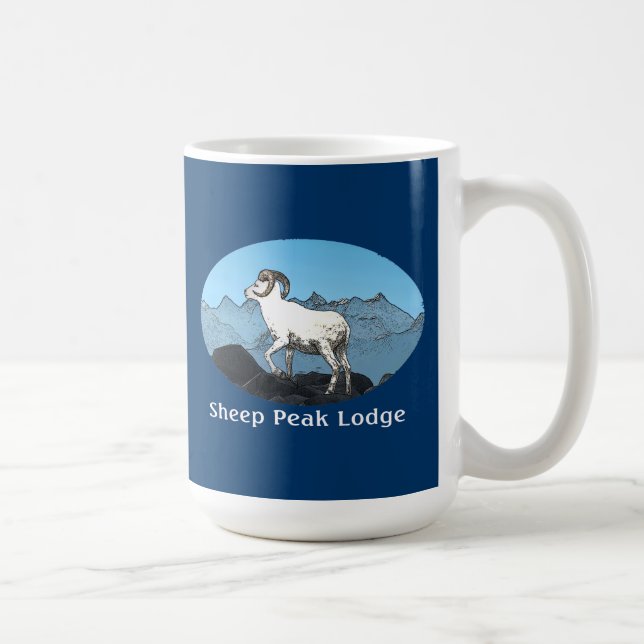 Sheep Peak Lodge Coffee Mug (Right)