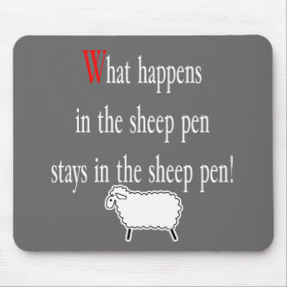 Sheep Pen Mouse Mat