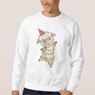 Sheep Pennant Garland Party Sheep Sweet Animals Sweatshirt