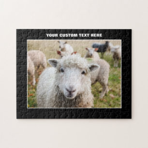 Sheep Personalised Jigsaw Puzzle