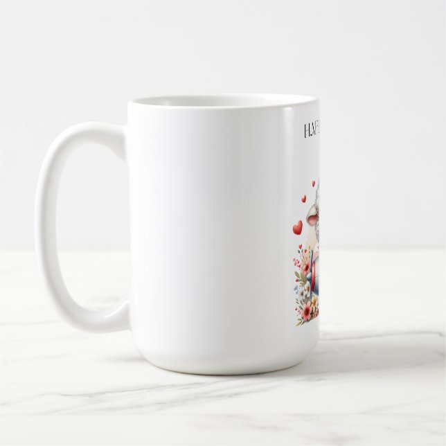 Sheep Pilot Birthday Coffee Mug (Left)