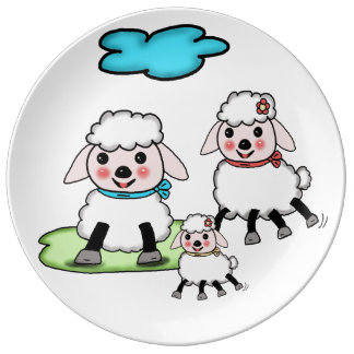 Sheep Plates | Zazzle.co.uk