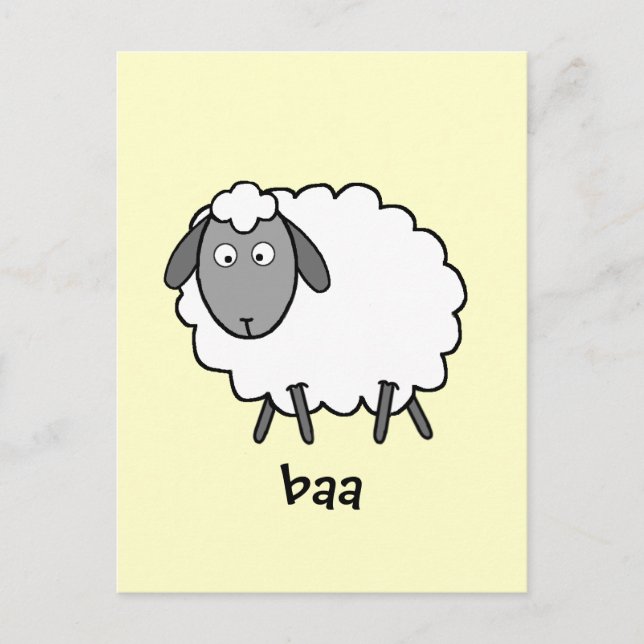 Sheep Postcard (Front)