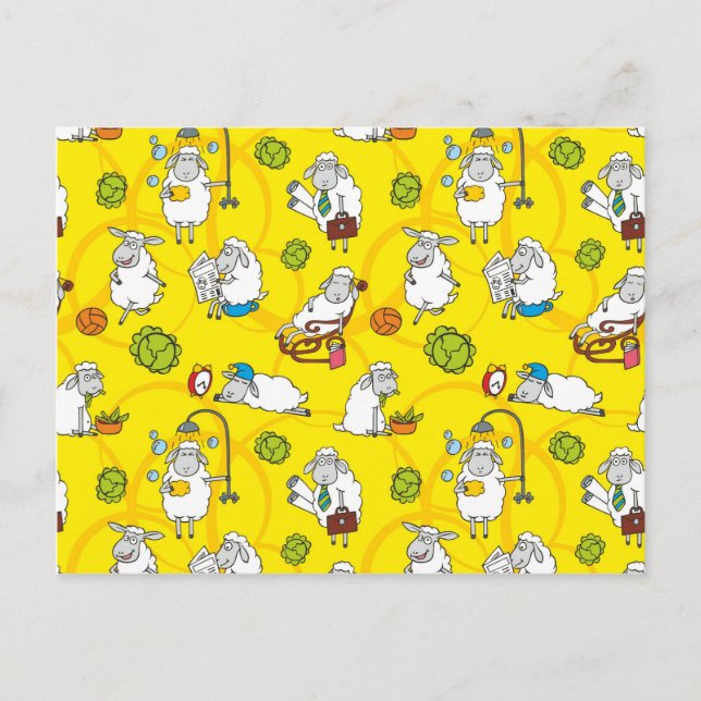 Sheep Postcard (Front)