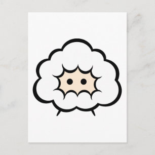 sheep postcard
