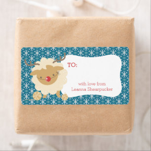 Sheep reindeer antlers knitting crochet Christmas