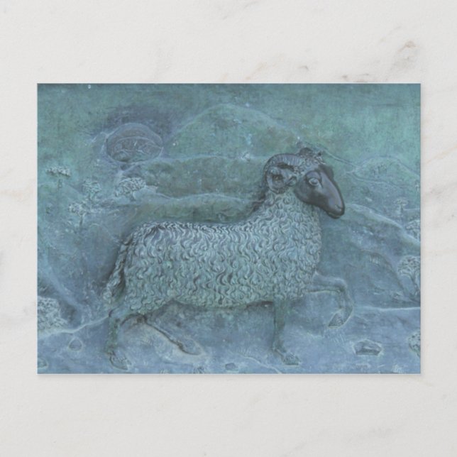 Sheep Relief Postcard (Front)