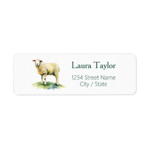 Sheep Return Address Labels