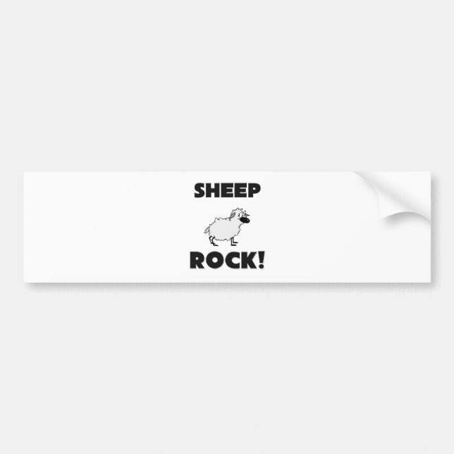 Sheep Rock Bumper Sticker (Front)