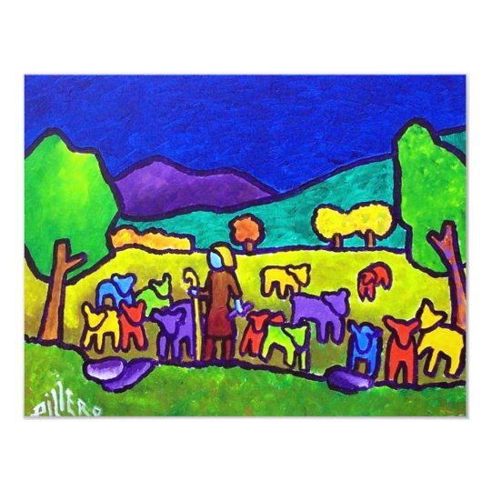 Sheep Roundup by Piliero Card