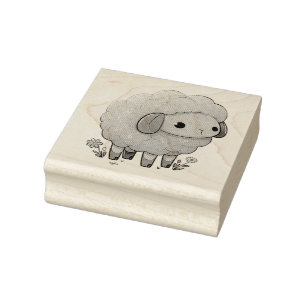 Sheep Rubber Stamp