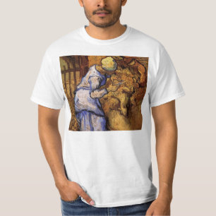 Sheep Shearers by Vincent van Gogh T-Shirt