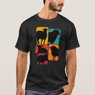 Sheep sheep Retro T-Shirt