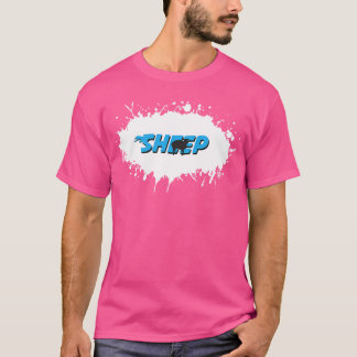 Sheep Splash Animal Lover T-Shirt