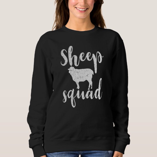 Sheep Squad Loved Lambs Sheep Cute Sweatshirt (Front)
