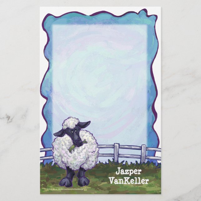 Sheep Stationery (Front)