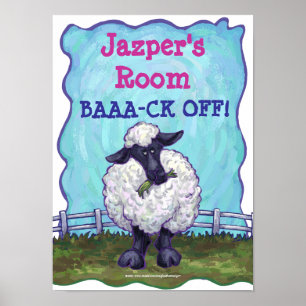 Sheep Stationery Poster