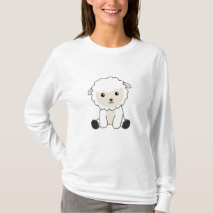 Sheep Sweet Sheep Wool Funny Animals Baby Lamb T-Shirt