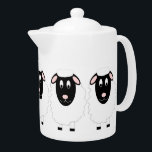 Sheep Teapot<br><div class="desc">Teapot sheep that you can customise with any text of your choice. Should you require any help with customising then contact us through the link on this page. Sheep teapot.</div>