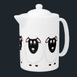 Sheep Teapot<br><div class="desc">Teapot sheep that you can customise with any text of your choice. Should you require any help with customising then contact us through the link on this page. Sheep teapot.</div>