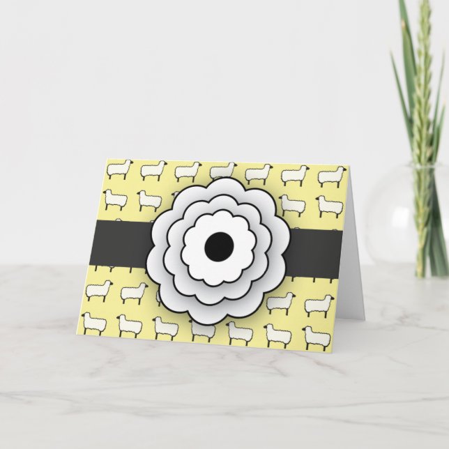 Sheep Thank you Card (Front)