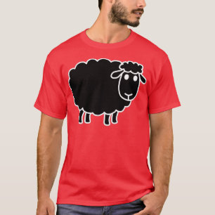 Sheep That Is Black Funny Jokes Sarcastic  T-Shirt