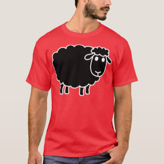Sheep That Is Black Funny Jokes Sarcastic  T-Shirt