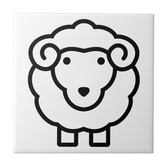Sheep Tile (Front)