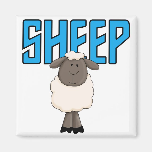 Sheep Tshirts and Gifts Magnet (Front)