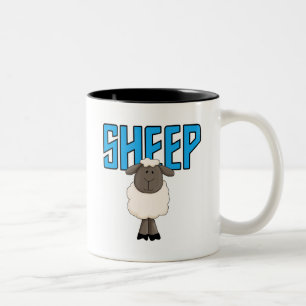 Sheep Tshirts and Gifts Two-Tone Coffee Mug