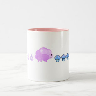 sheep Two-Tone coffee mug