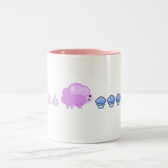 sheep Two-Tone coffee mug (Center)