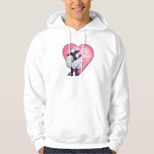 Sheep Valentine's Day Hoodie