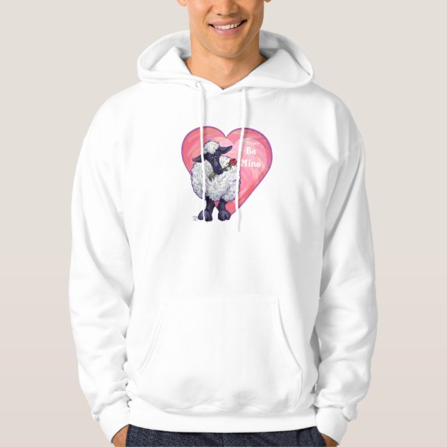 Sheep Valentine's Day Hoodie (Front)