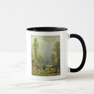 Sheep watching a Storm Mug